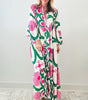 Robe Maxi Imprimé Floral pour Femmes