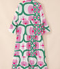 Robe Maxi Imprimé Floral pour Femmes