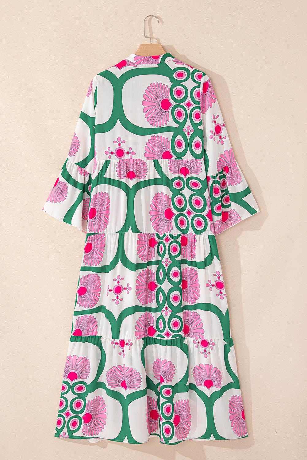 Robe Maxi Imprimé Floral pour Femmes