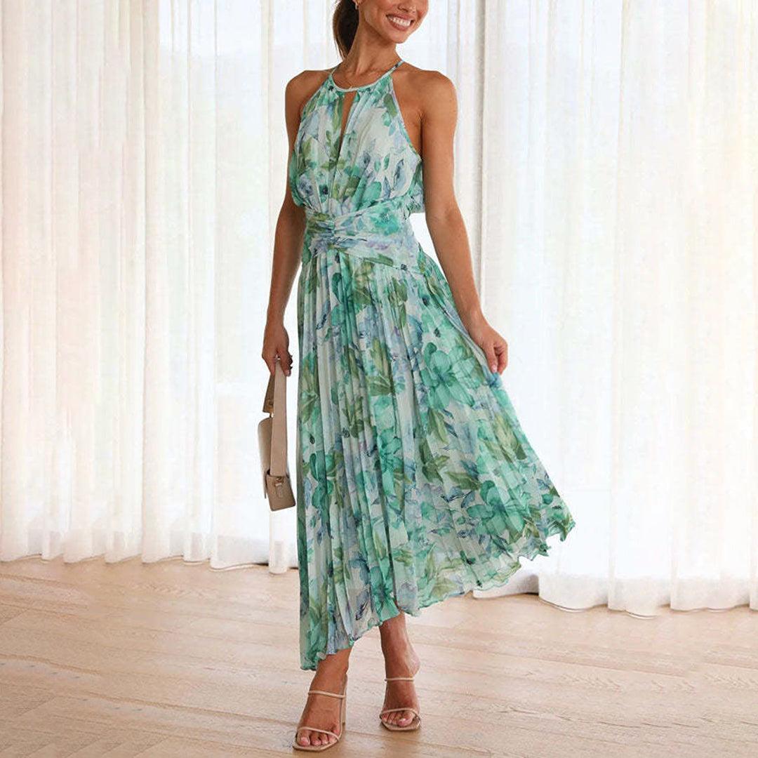 Robe Maxi Imprimé Floral pour Femmes