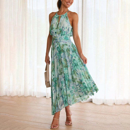 Robe Maxi Imprimé Floral pour Femmes