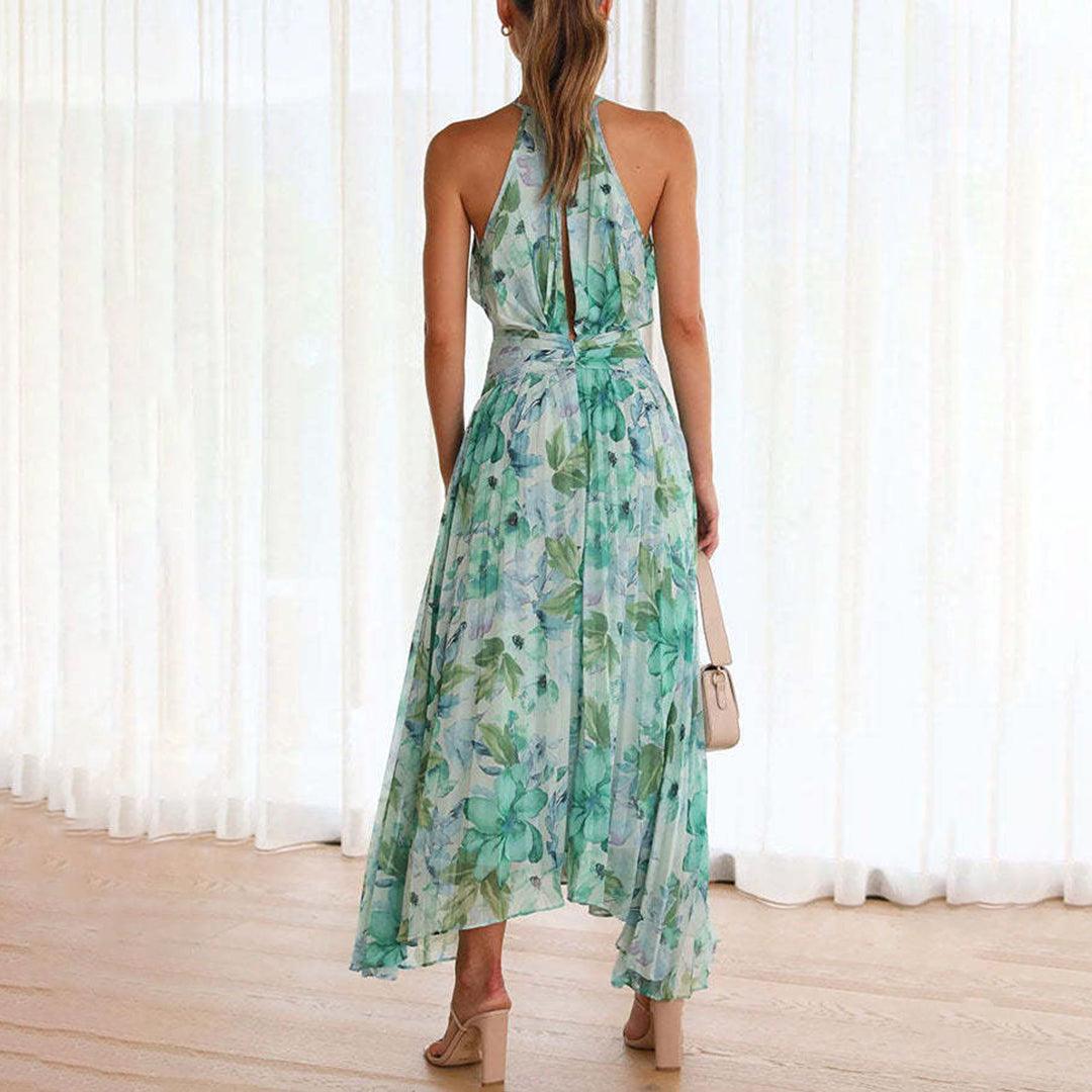 Robe Maxi Imprimé Floral pour Femmes