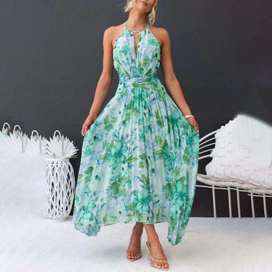 Robe Maxi Imprimé Floral pour Femmes