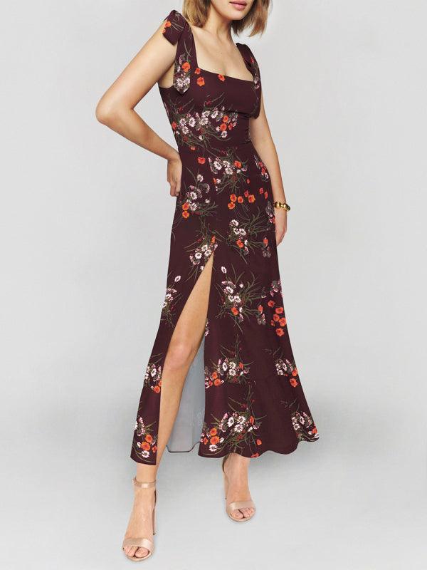 Robe Maxi Imprimé Floral pour Femmes