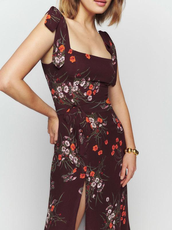 Robe Maxi Imprimé Floral pour Femmes