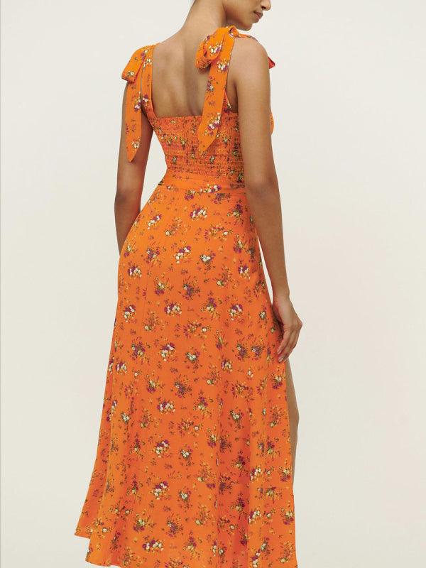 Robe Maxi Imprimé Floral pour Femmes