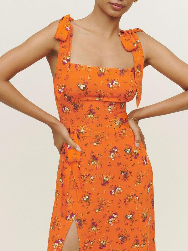 Robe Maxi Imprimé Floral pour Femmes
