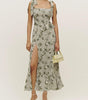 Robe Maxi Imprimé Floral pour Femmes