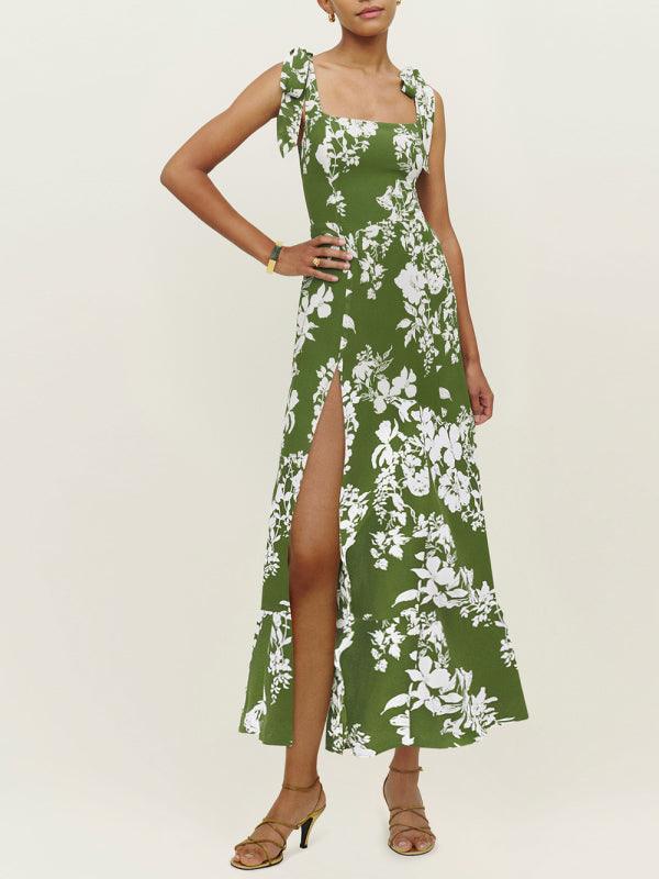Robe Maxi Imprimé Floral pour Femmes