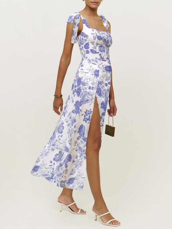 Robe Maxi Imprimé Floral pour Femmes