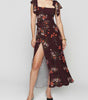 Robe Maxi Imprimé Floral pour Femmes