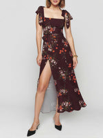 Robe Maxi Imprimé Floral pour Femmes