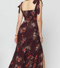 Robe Maxi Imprimé Floral pour Femmes