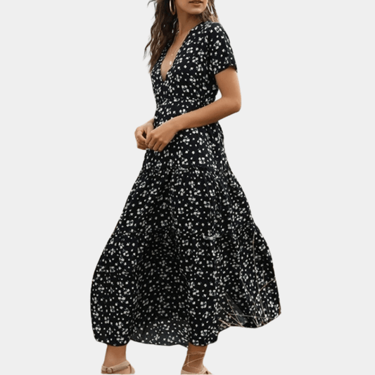 Robe Maxi Imprimé Floral pour Femmes