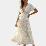 Robe Maxi Imprimé Floral pour Femmes