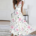 Robe Maxi Fleurie pour Femmes