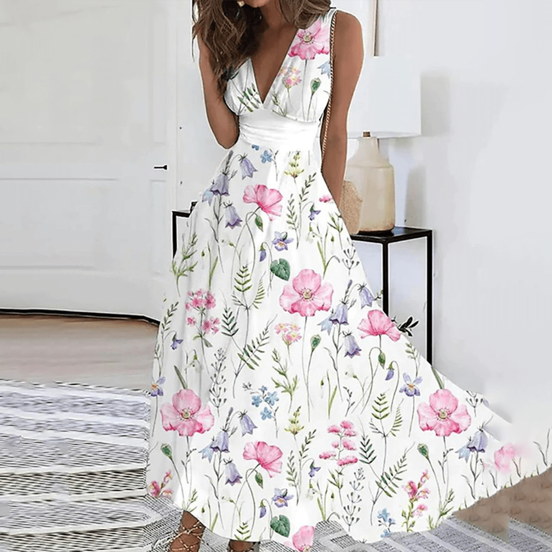 Robe Maxi Fleurie pour Femmes