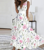 Robe Maxi Motif Floral pour Femmes
