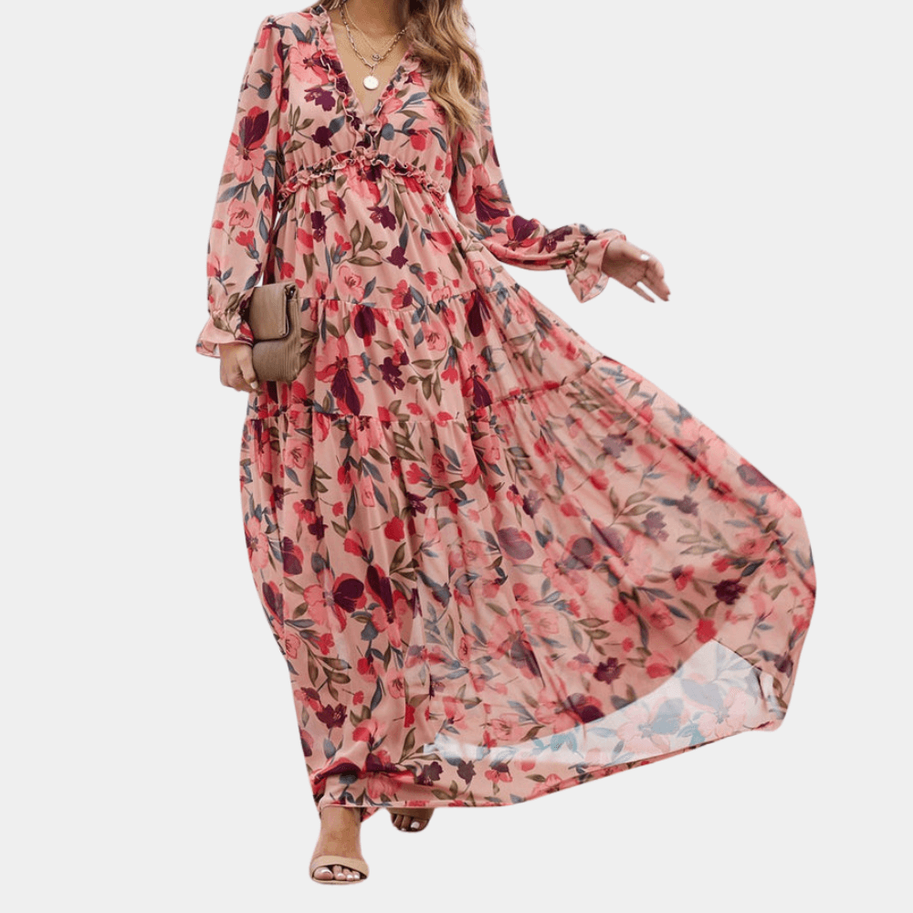 Maxi Robe Fleurie Élégante pour Femmes