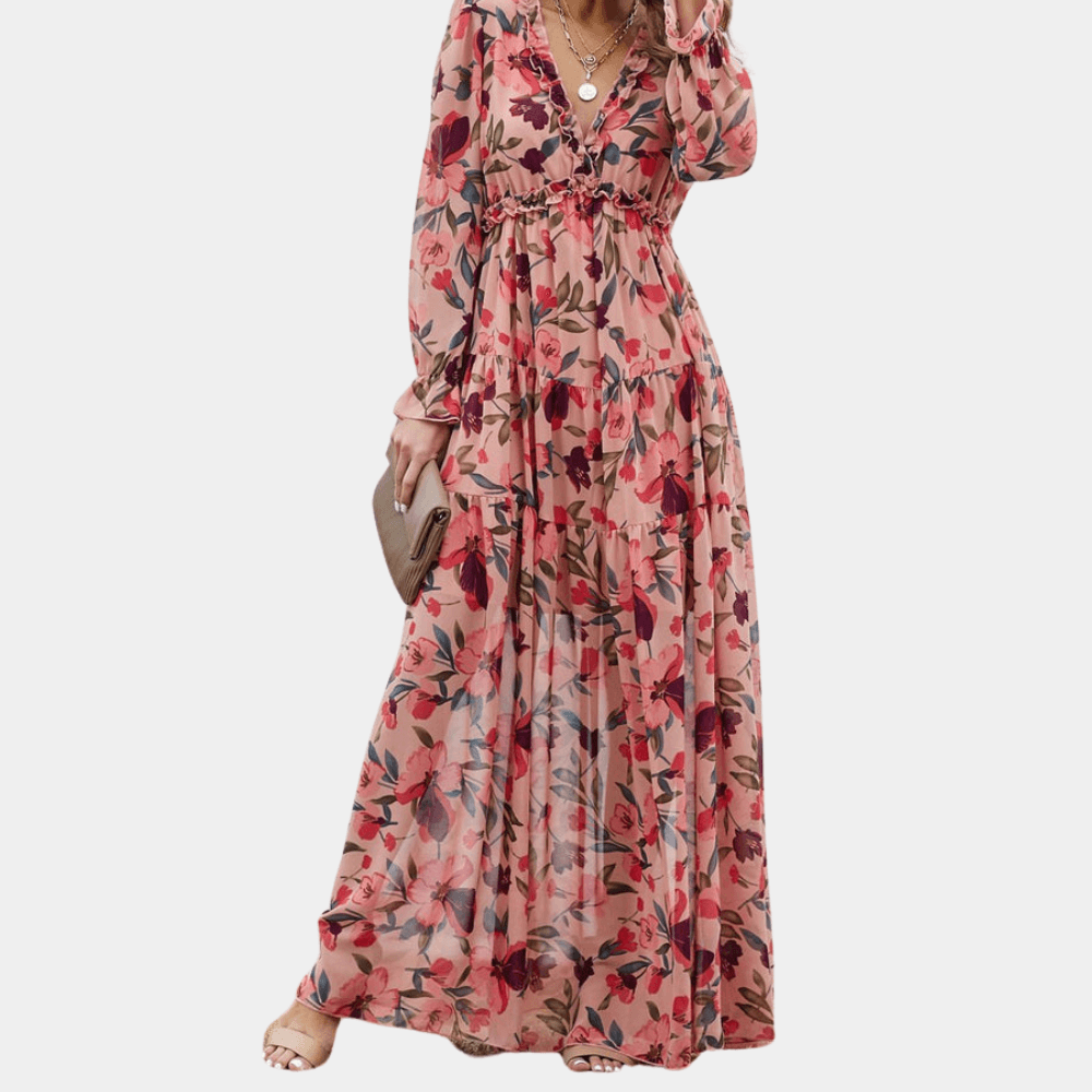 Maxi Robe Fleurie Élégante pour Femmes