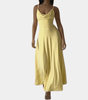 Robe Maxi avec Devant Drapé pour Femmes