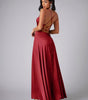 Robe Maxi Fente Haute et Bretelles Réglables pour Femmes