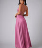 Robe Maxi Fente Haute et Bretelles Réglables pour Femmes