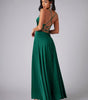 Robe Maxi Fente Haute et Bretelles Réglables pour Femmes