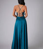 Robe Maxi Fente Haute et Bretelles Réglables pour Femmes