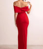 Robe Maxi Fente Haute et Détail Nœud pour Femmes