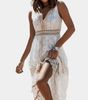 Robe Maxi en Dentelle Style Boho pour Femmes