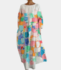 Robe Maxi Évasée Colorée pour Femmes