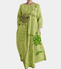 Robe Maxi Évasée Colorée pour Femmes