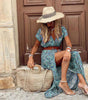 Robe Maxi Imprimé Paisley pour Femmes
