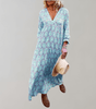 Robe Maxi Imprimé Paisley pour Femmes