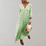 Robe Maxi Imprimé Paisley pour Femmes