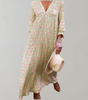 Robe Maxi Imprimé Paisley pour Femmes