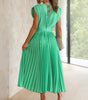 Robe Maxi Plissée Élégante pour Femmes