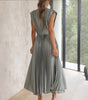 Robe Maxi Plissée Élégante pour Femmes