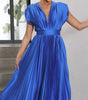 Robe Maxi Plissée Élégante pour Femmes