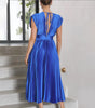 Robe Maxi Plissée Élégante pour Femmes
