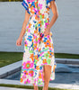 Robe Maxi à Imprimé Floral pour Femmes