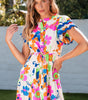 Robe Maxi à Imprimé Floral pour Femmes