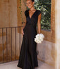 Robe Maxi Décolleté en V pour Femmes