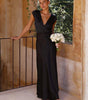 Robe Maxi Décolleté en V pour Femmes