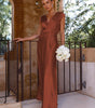 Robe Maxi Décolleté en V pour Femmes