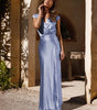Robe Maxi Décolleté en V pour Femmes