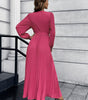 Robe Maxi Décolleté en V pour Femmes