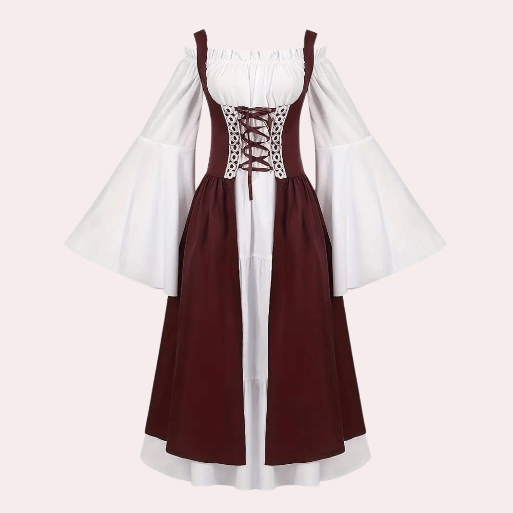 Robe Maxi avec Fermeture à Lacets pour Femmes