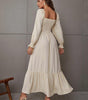 Robe Maxi Décolleté Carré pour Femmes